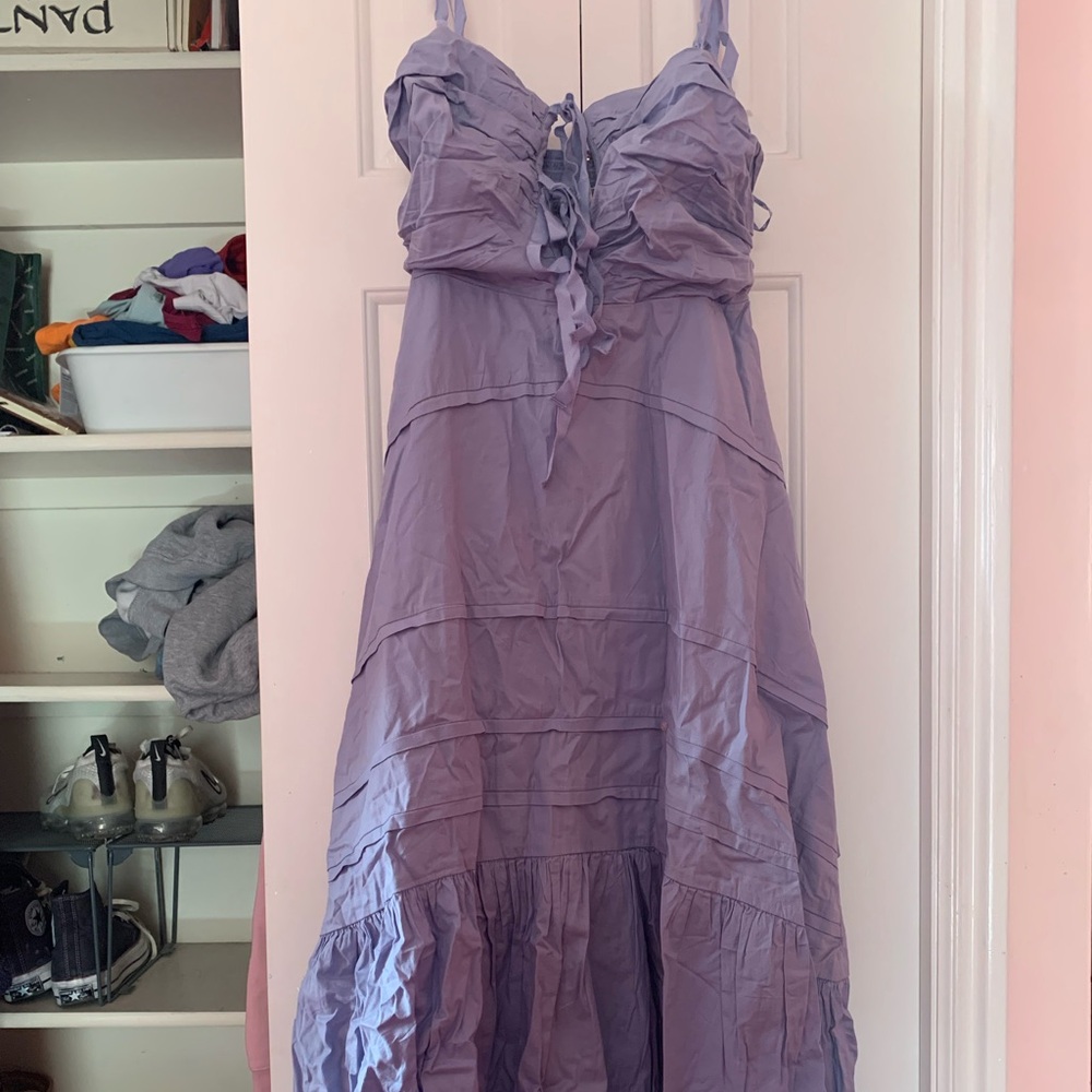 Size small Freepeople Palma midi blue dress